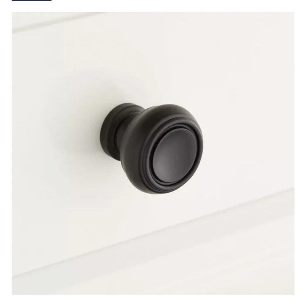 NIB - set of 10 Black Signature Hardware Cipullo Cabinet Knobs